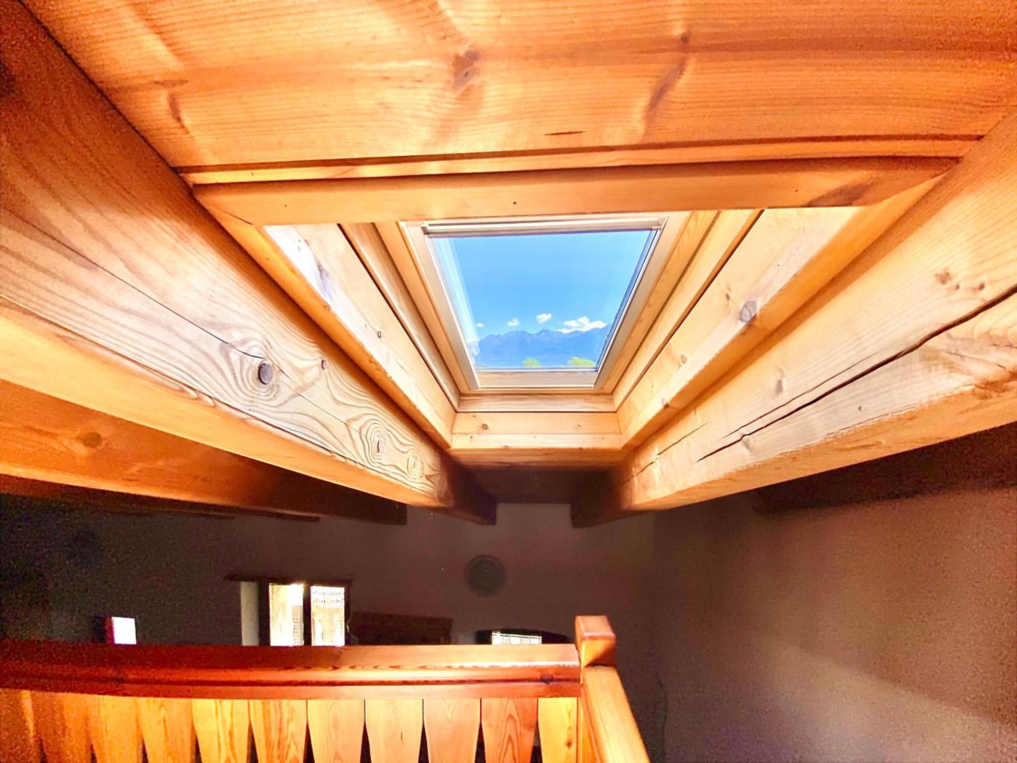 Ferienwohnung Attico Panoramico Con Soppalco Gignod Exterior foto